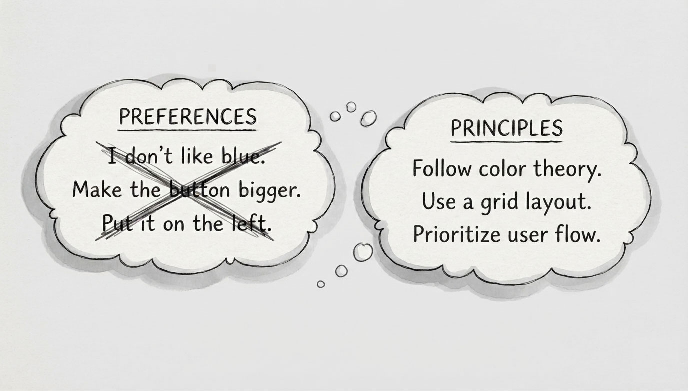 Good Design Is Built on Principles, Not Preferences